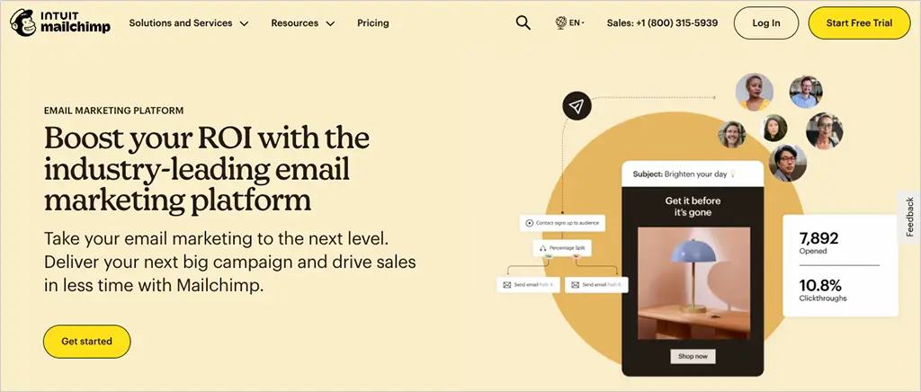 MailChimp를 사용하면 한 달에 최대 12,000 명의 고객에게 2000 개의 이메일을 보낼 수 있습니다.