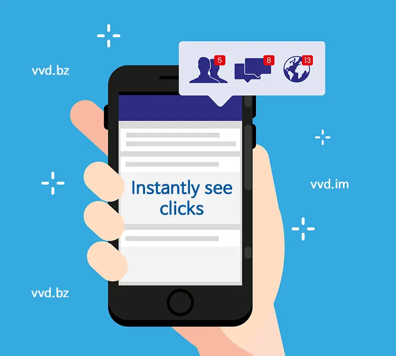 Instantly see clicks on your link URLs on mobile - Vivoldi