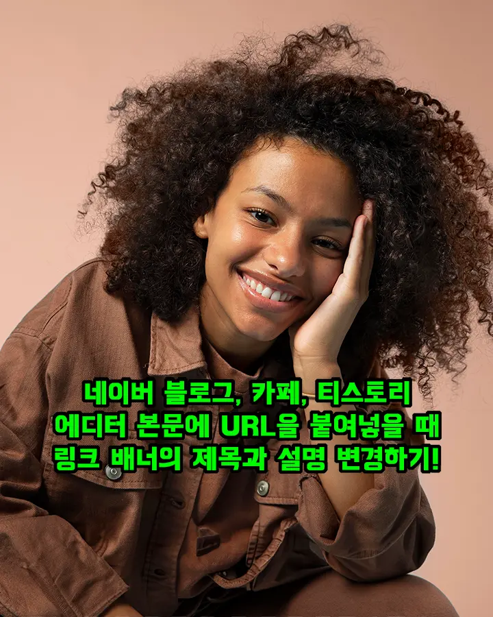 네이버 블로그 카페 티스토리에 URL을 붙여넣고 제목과 설명 변경하기